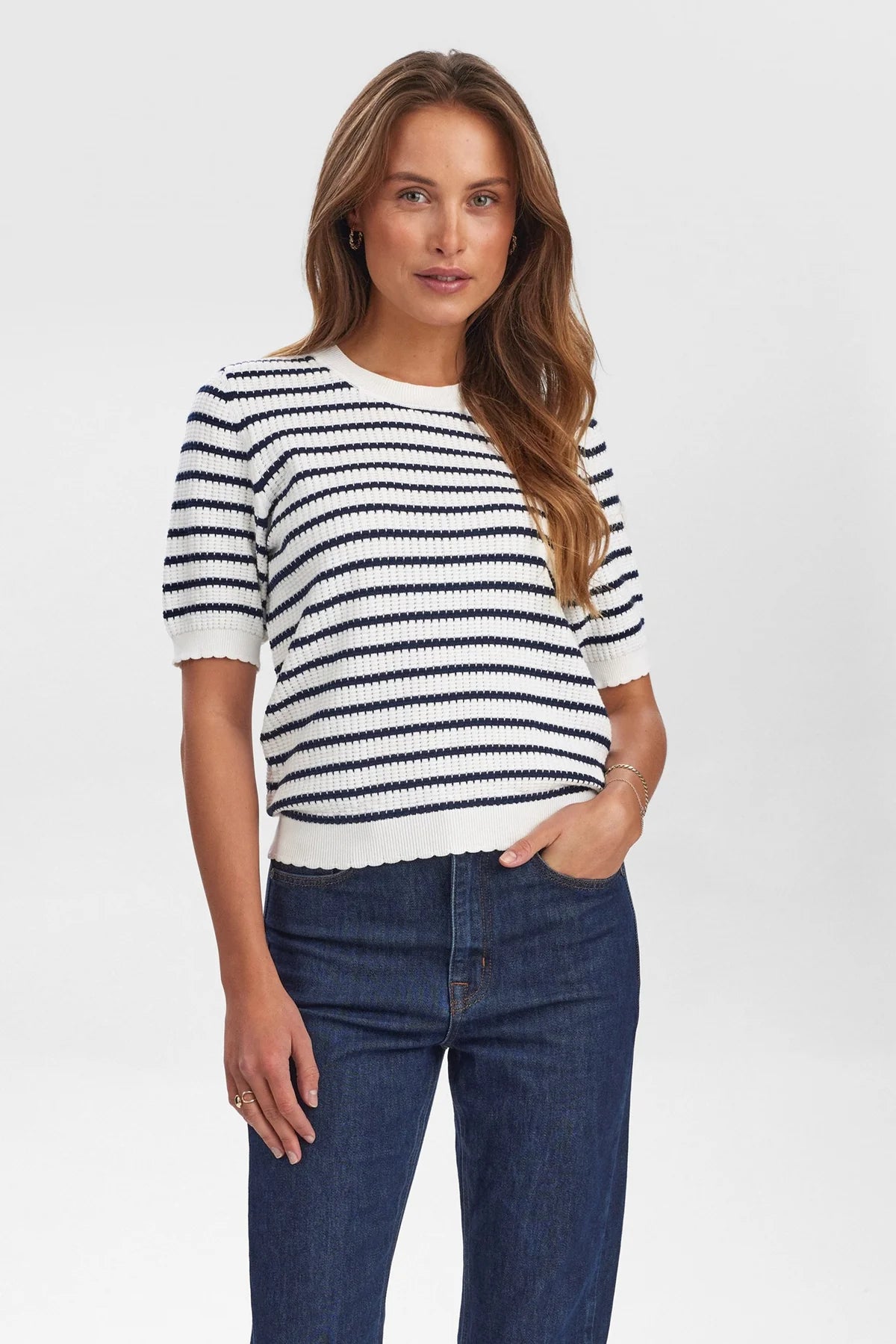 Nunicole Kurzarm Pullover Nümph